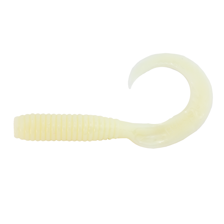 Berkley Gulp Grub 6in – 6in / White Glow