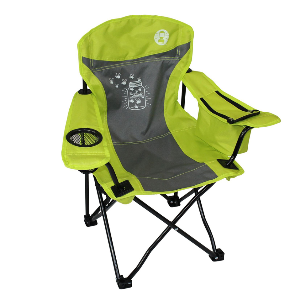 Coleman Chair Quad Kids Fyrefly Illumi-Bug — Green