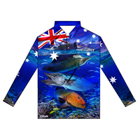Profishent Northern Blue Water L/S T-Shirt – Adult, Northern Blue Water