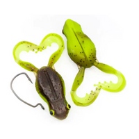 Chasebaits Flexi Frog 65mm – 65mm / Green Pumpkin Chartreuse
