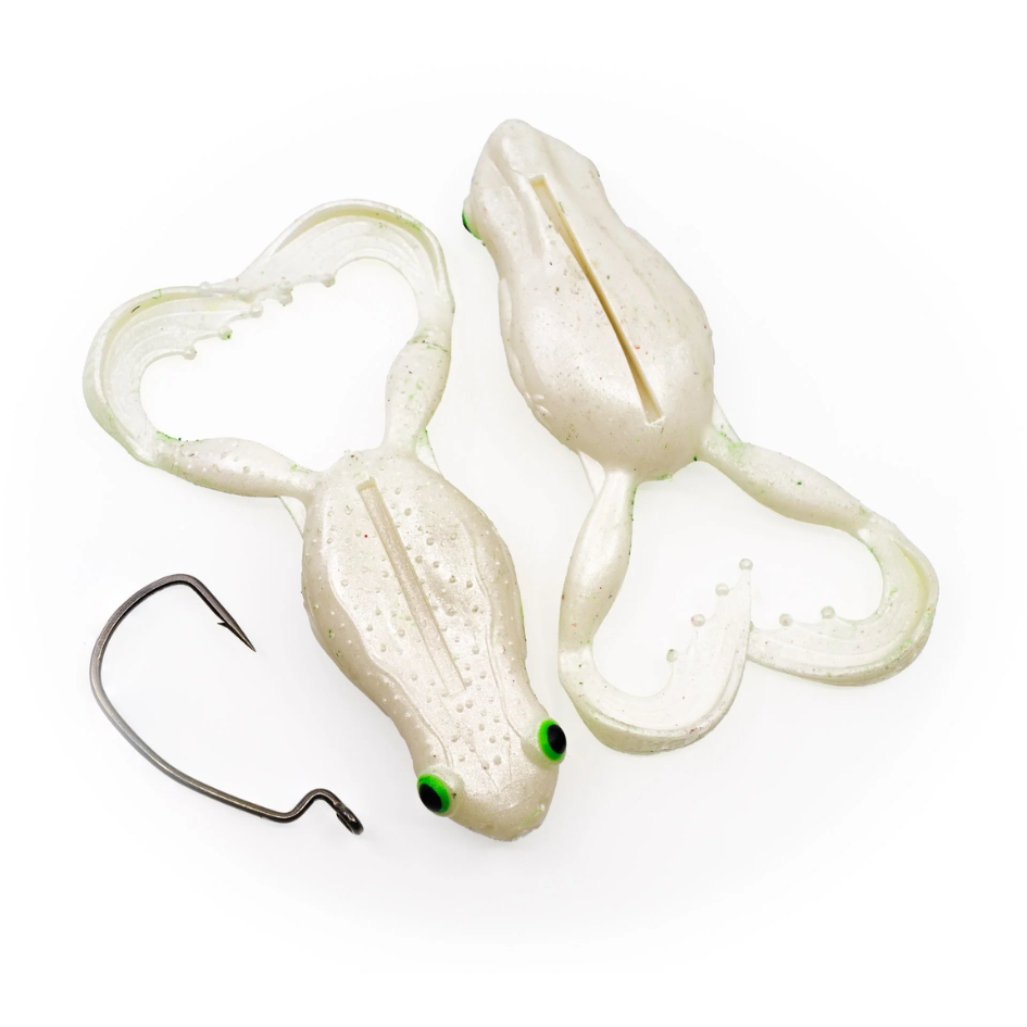 Chasebaits Flexi Frog 65mm – 65mm / Pearl White