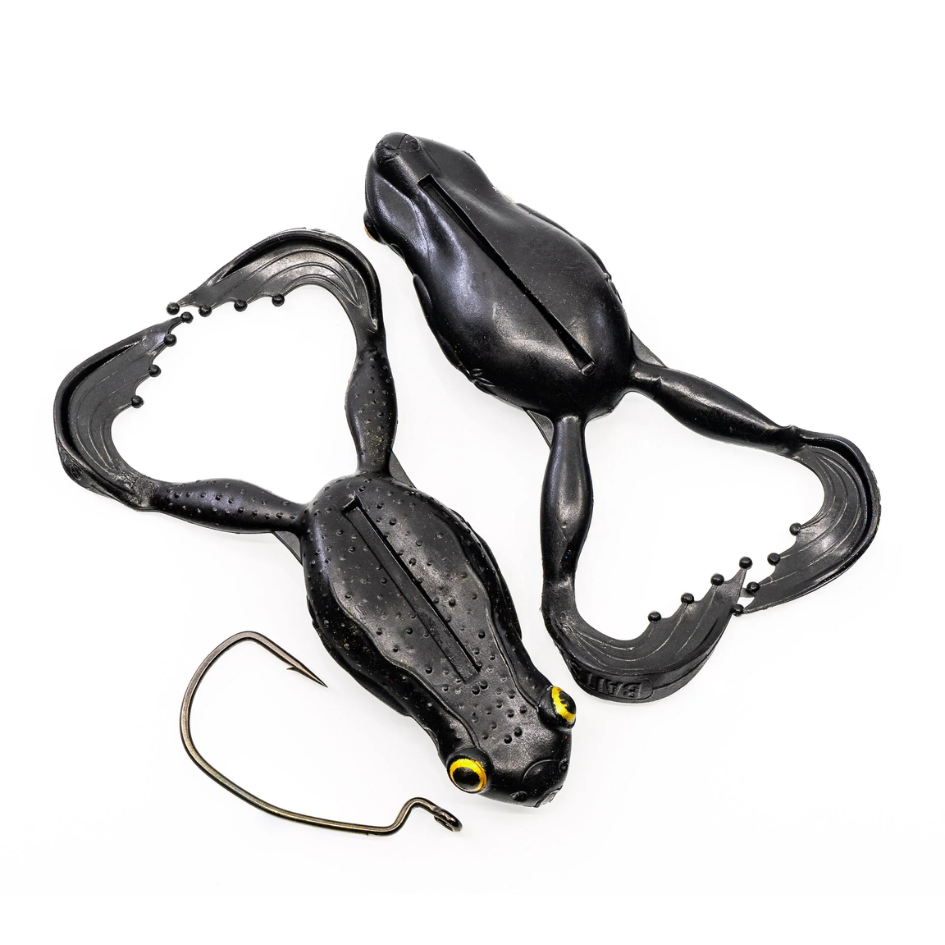 Chasebaits Flexi Frog 65mm – 65mm / Black
