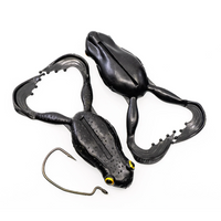 Chasebaits Flexi Frog 65mm – 65mm / Black