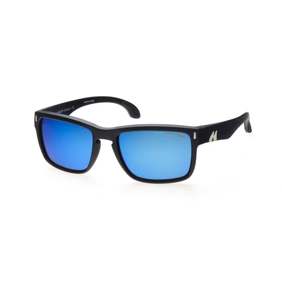 Mako GT Matt Black HDIR — Blue/Brown