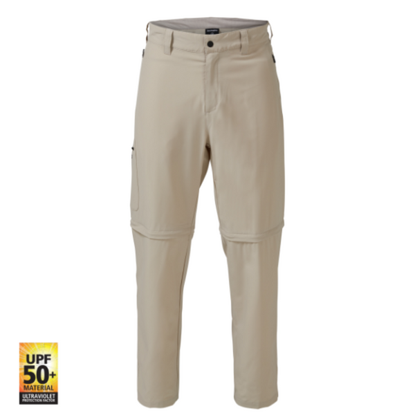Shimano Outdoor Zip Off Pants – Adult, Oatmeal