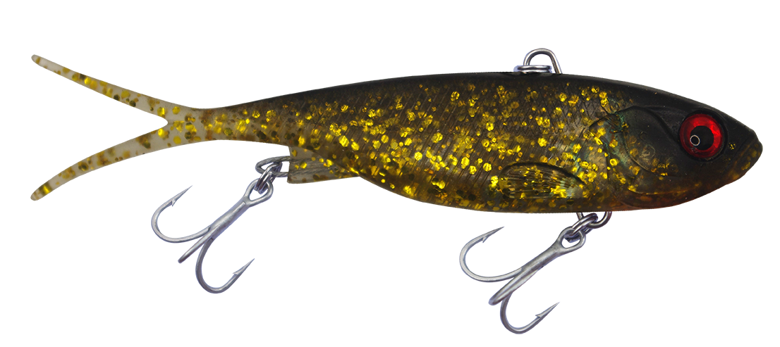 Profishent Master Vibe 103mm 18.5g in Black Gold Fleck