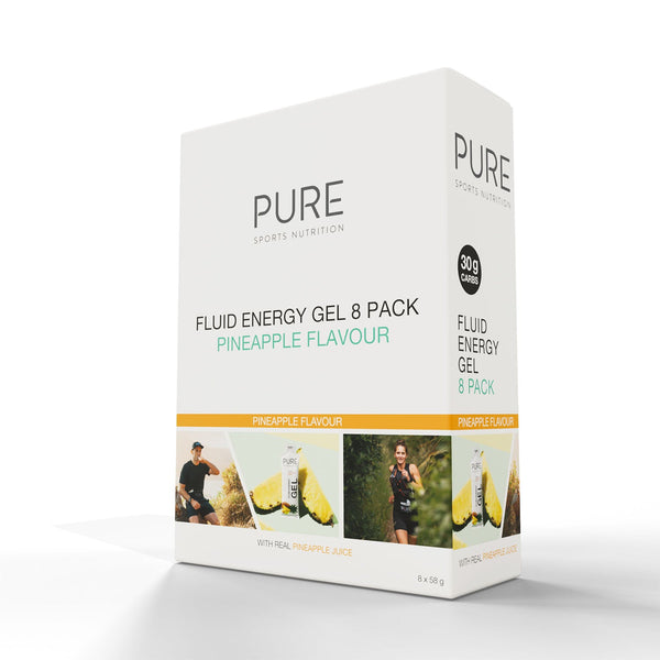 PURE Fluid Energy Gel Pineapple box of 8