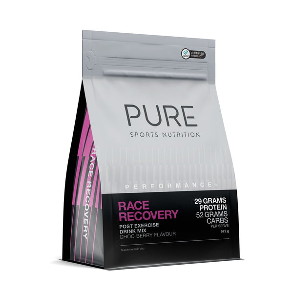 PURE Race Recovery Choc Berry 672g pouch