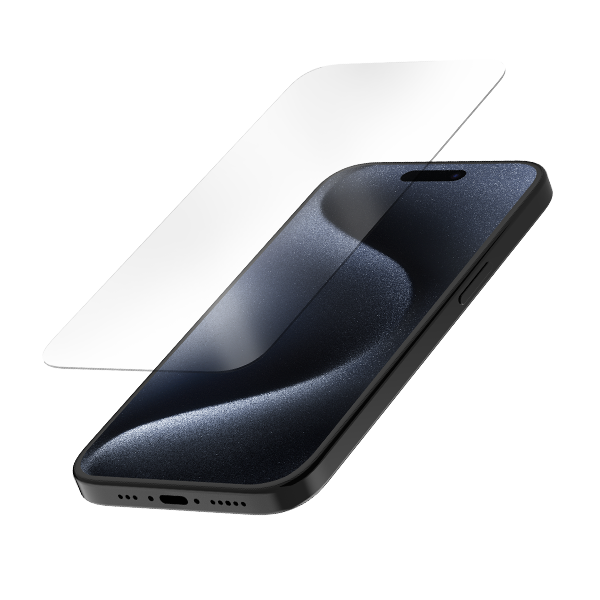 Quad Lock tempered glass screen protector – iPhone 15 / 15 Pro