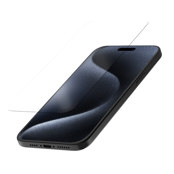 Quad Lock tempered glass screen protector – iPhone 15 Plus / Pro Max