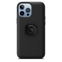 Quad Lock MAG Case for iPhone 13 Pro Max, black case fitted to an illustrative phone