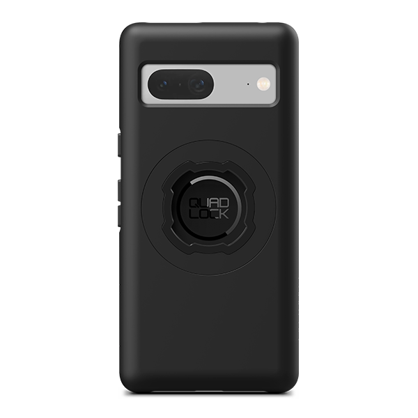 Quad Lock MAG Case for Google Pixel 7, black case fitted to an illustrative phone
