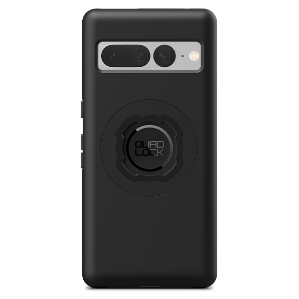 Quad Lock MAG Case for Google Pixel 7 Pro, black case fitted to an illustrative phone