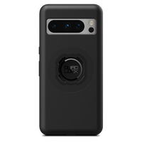 Quad Lock MAG Case for Google Pixel 8 Pro, black case fitted to an illustrative phone