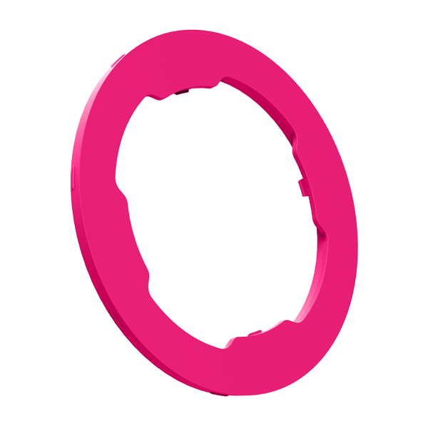 Quad Lock pink replacement MAG ring, angled view