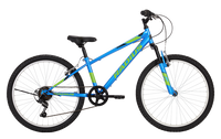 Radius Leopard 24-inch kids bike in Gloss Blue/Lime/Black