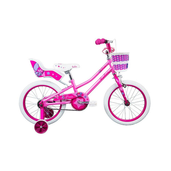 Radius Pixie 16-inch kids bike in Gloss Pink/Dark Pink