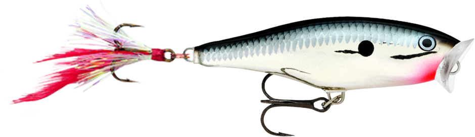 Rapala Skitter Pop 9cm – 9cm / chrome