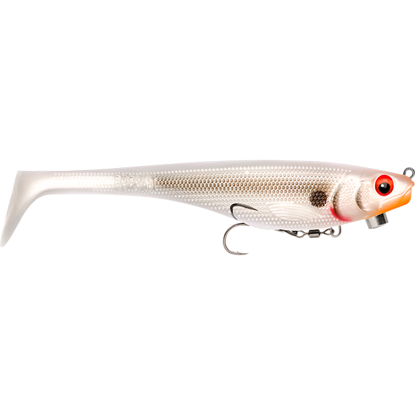 Rapala Soft Peto Pre-Rigged – Pearl White (manufacturer shared colour artwork)