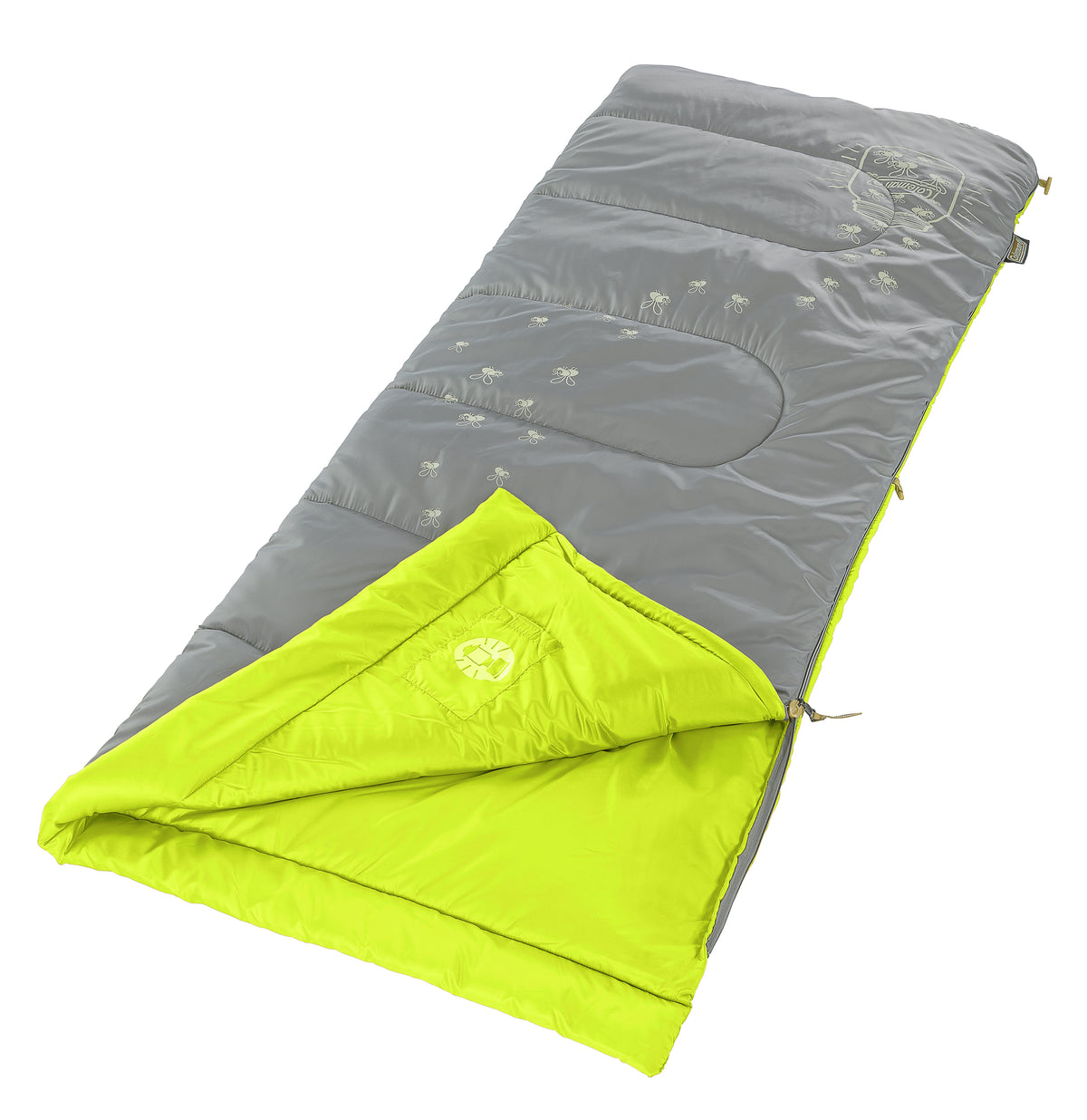 Coleman Fyrefly Illumi-Bug Kids Sleeping Bag – Green