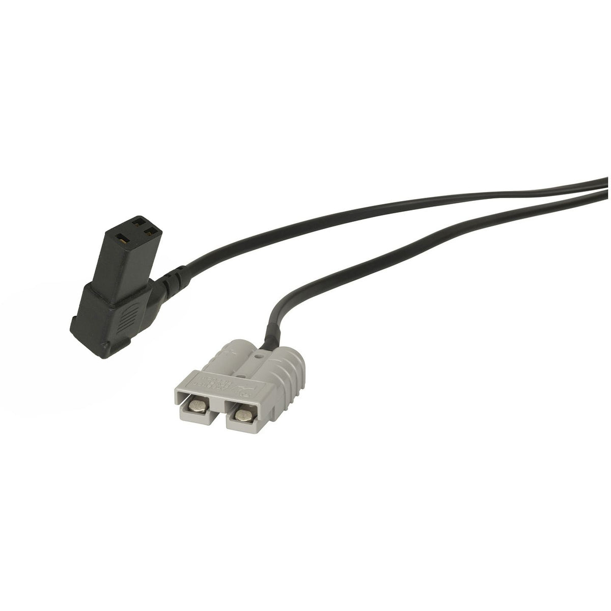 Powertech GH2017 cable with grey Anderson-style connector and rectangular Engel fridge connector