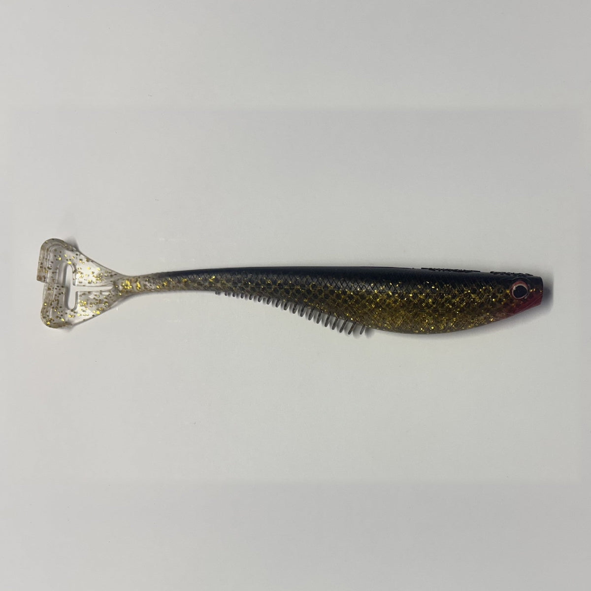 King Brown Frog Mullet 7.5 inch Deadly; colour view of one lure from the three-lure unrigged pack