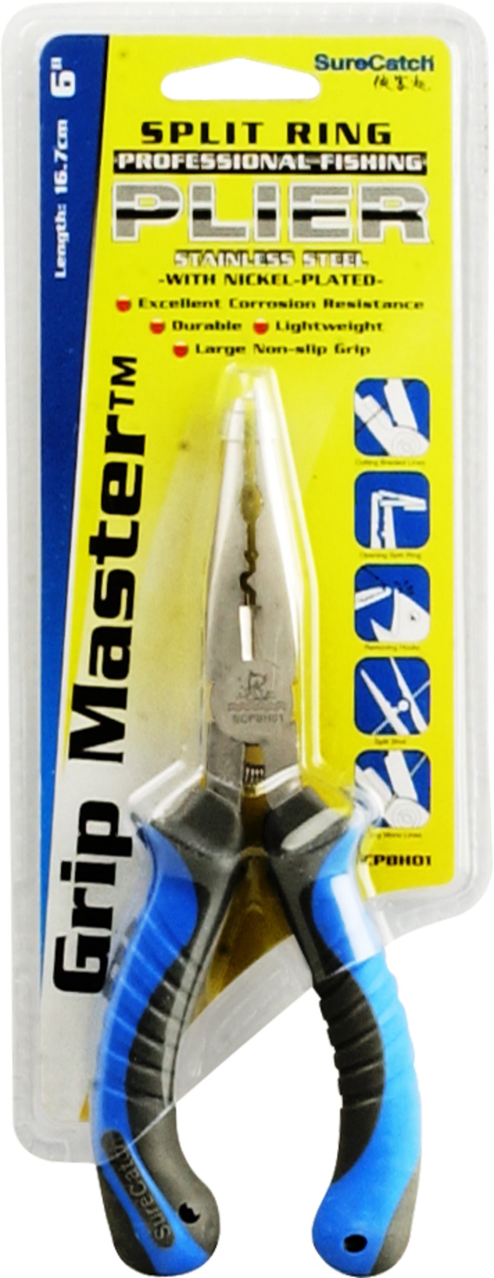 SureCatch 6in Multi-Purpose Split Ring Pliers