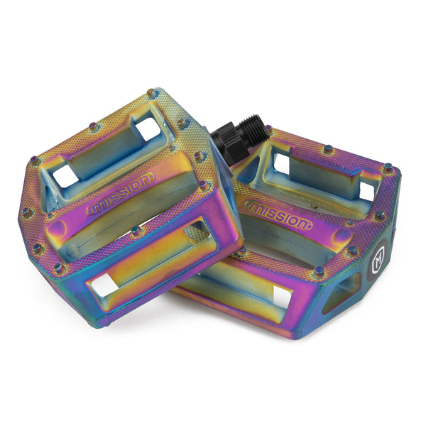 Mission Impulse 9/16 inch pedals - Oil Slick
