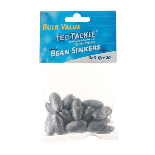 Jarvis Walker bean sinkers, size 3, 20 pack