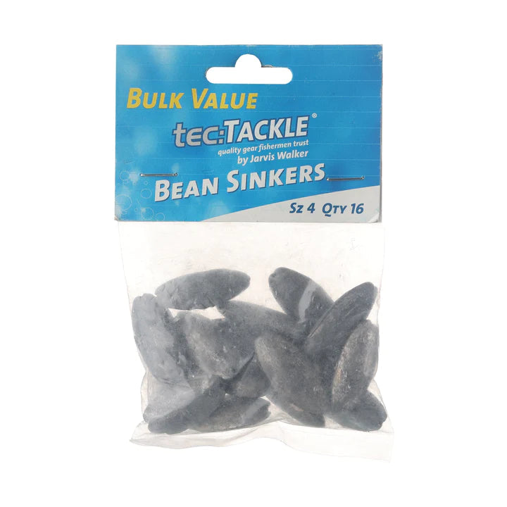Jarvis Walker bean sinkers, size 4, 16 pack