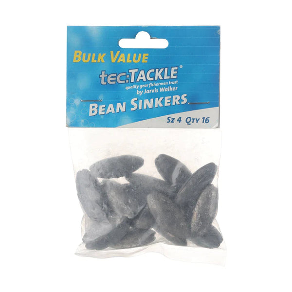 Jarvis Walker bean sinkers, size 4, 16 pack