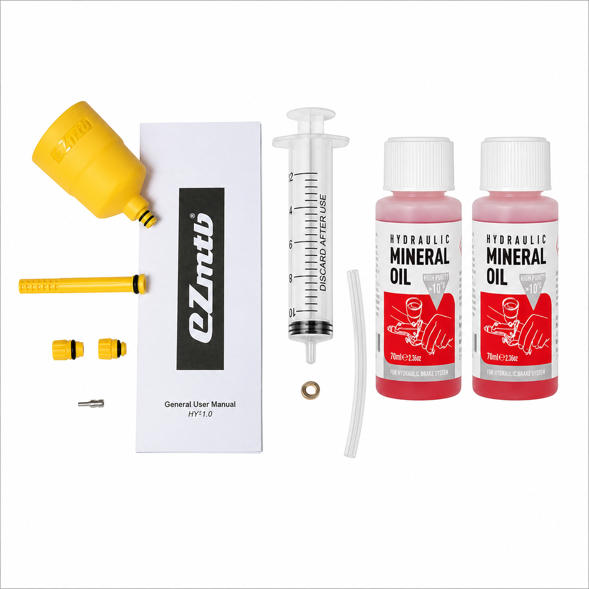 EZ MTB Brake Bleed Kit Shimano Basic With Mineral Oil