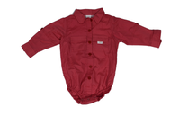 Rugrat & Co Red Infant Fishing/Outdoor Romper — manufacturer photograph
