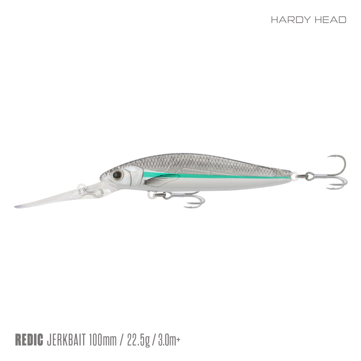 Samaki Redic Jerkbait DS100 - 100mm / Hardy Head