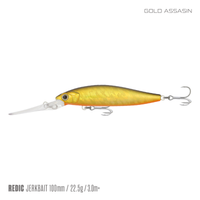 Samaki Redic Jerkbait DS100 - 100mm / Gold Assassin