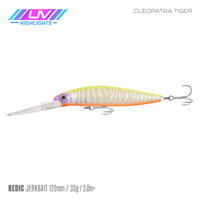 Samaki Redic Jerkbait DS120 - 120mm / Cleopatra Tiger UV