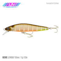 Samaki Redic Jerkbait SF90 - 90mm / Sandstorm UV
