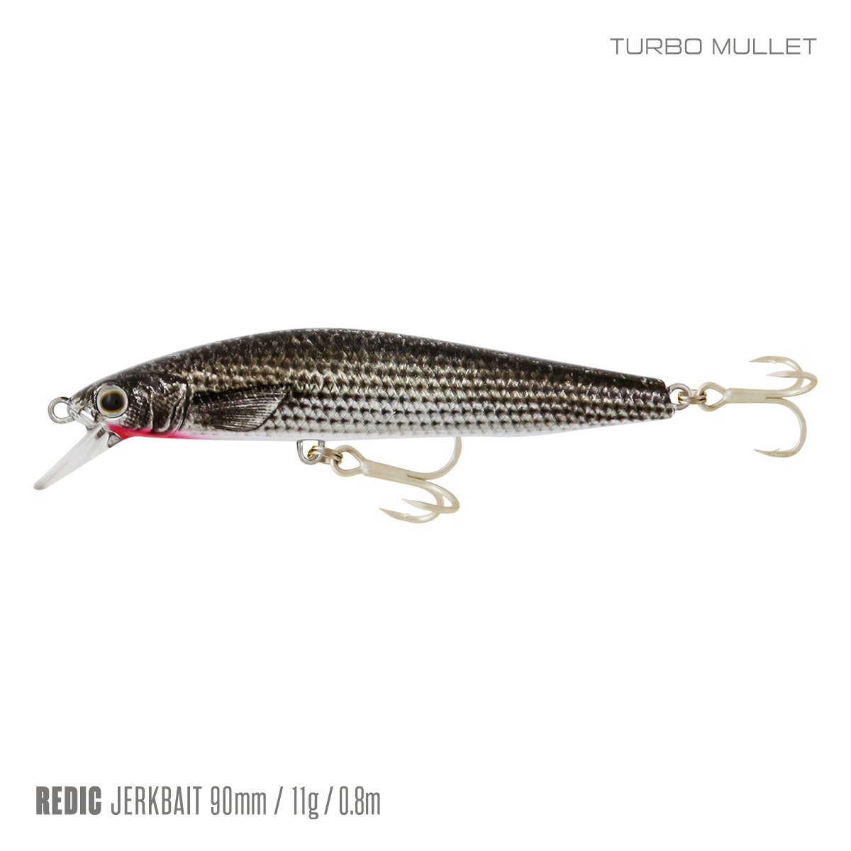 Samaki Redic Jerkbait SF90 - 90mm / Turbo Mullet