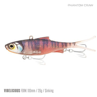 Samaki Vibelicious Fork Tail - 100mm/20g / Phantom Craw