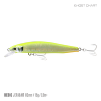 Samaki Redic Jerkbait FS110 - 110mm / Ghost Chart