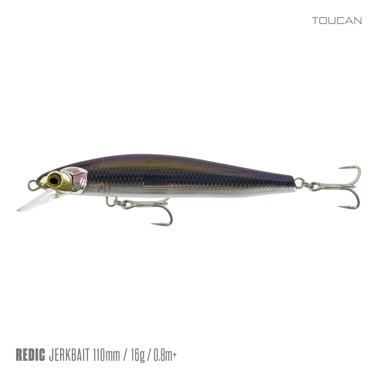 Samaki Redic Jerkbait FS110 - 110mm / Toucan