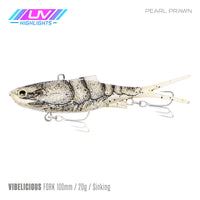 Samaki Vibelicious Fork Tail - 100mm/20g / Pearl Prawn