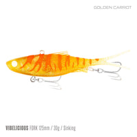 Samaki Vibelicious Fork Tail - 125mm/30g / Golden Carrot