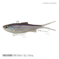 Samaki Vibelicious Fork Tail - 100mm/20g / Purple Moon