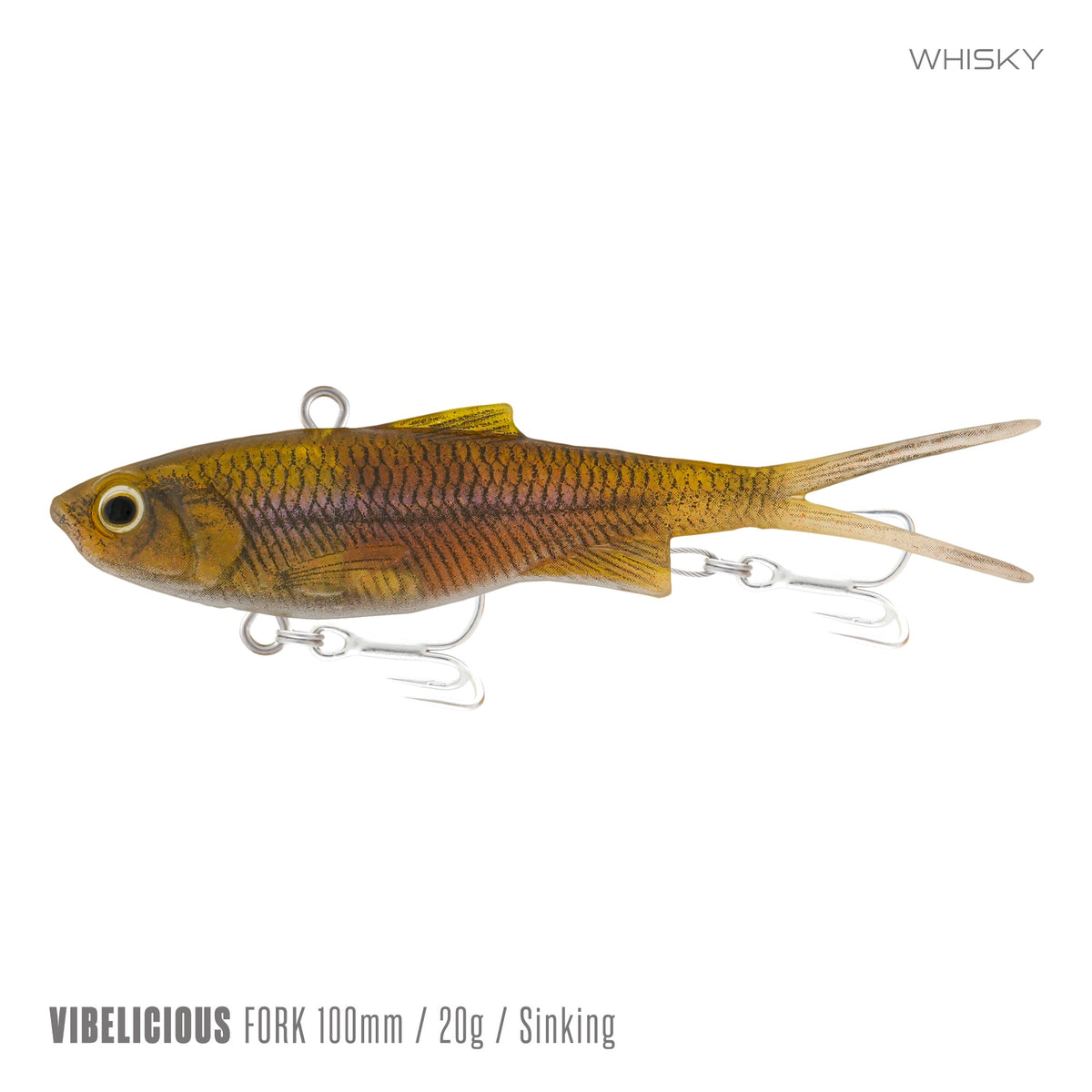 Samaki Vibelicious Fork Tail - 100mm/20g / Whisky
