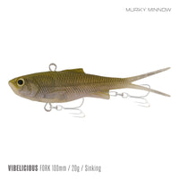 Samaki Vibelicious Fork Tail - 100mm/20g / Murky Minnow