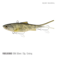 Samaki Vibelicious Fork Tail - 100mm/20g / Baby Barra