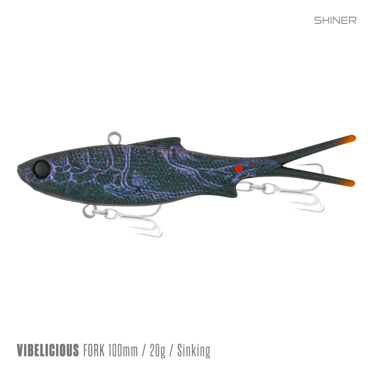 Samaki Vibelicious Fork Tail - 100mm/20g / Shiner