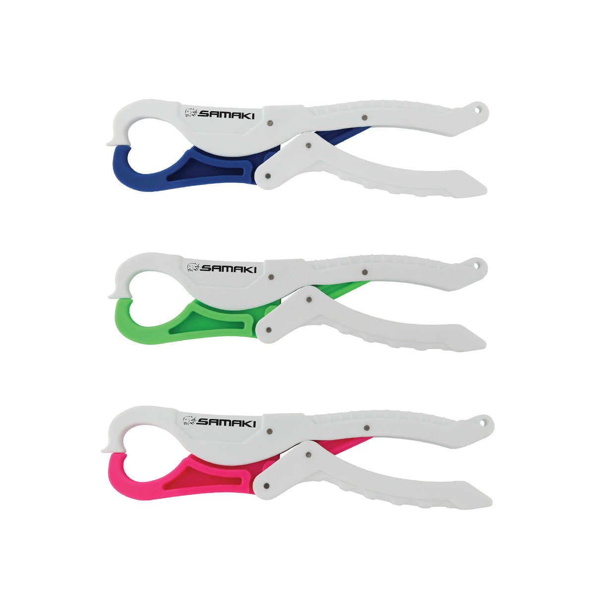 Samaki Neon Fish Grip - available colour range shown