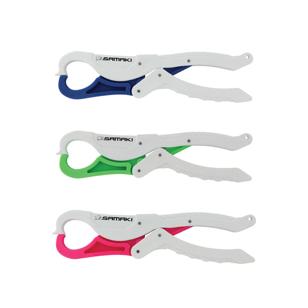 Samaki Neon Fish Grip - available colour range shown